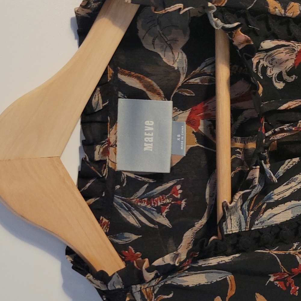Maeve FLORAL Blouse Sz. XS - Picture 2 of 8